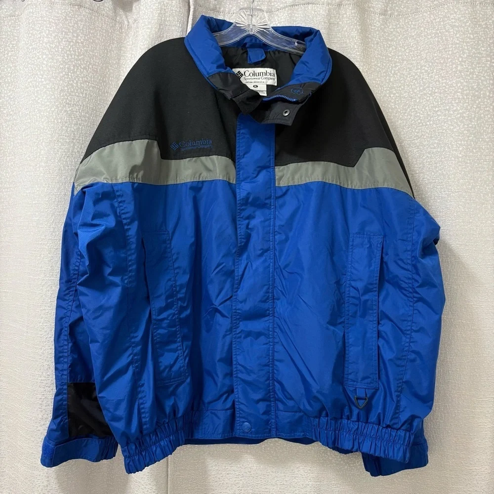 Columbia Men’s Bugaboo Jacket Vintage XL Colorblock Outdoors windbreaker Ski 90s